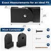 Gyykzz 1 Pack Black Level Pivot Connector 113mmx23mmx53mm for Aluminum
