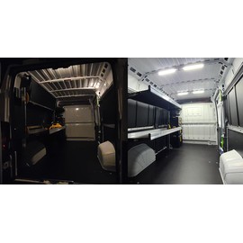 12v LED Interior Light Bar, DC 12 Volt led Strip Lights with Switch and Magnets, 6500K White Light for Enclosed Cargo Trailer Car RV Van Truck Lorry Cabinet Camper Boat Caravan Motorhome 8P