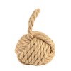 Creative Co-Op Nautical Rope Knot Door Stop, Natural