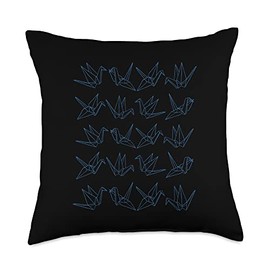 Funny Origami Cranes Paper Folding Artwork Lovers Gag Outfit Throw Pillow