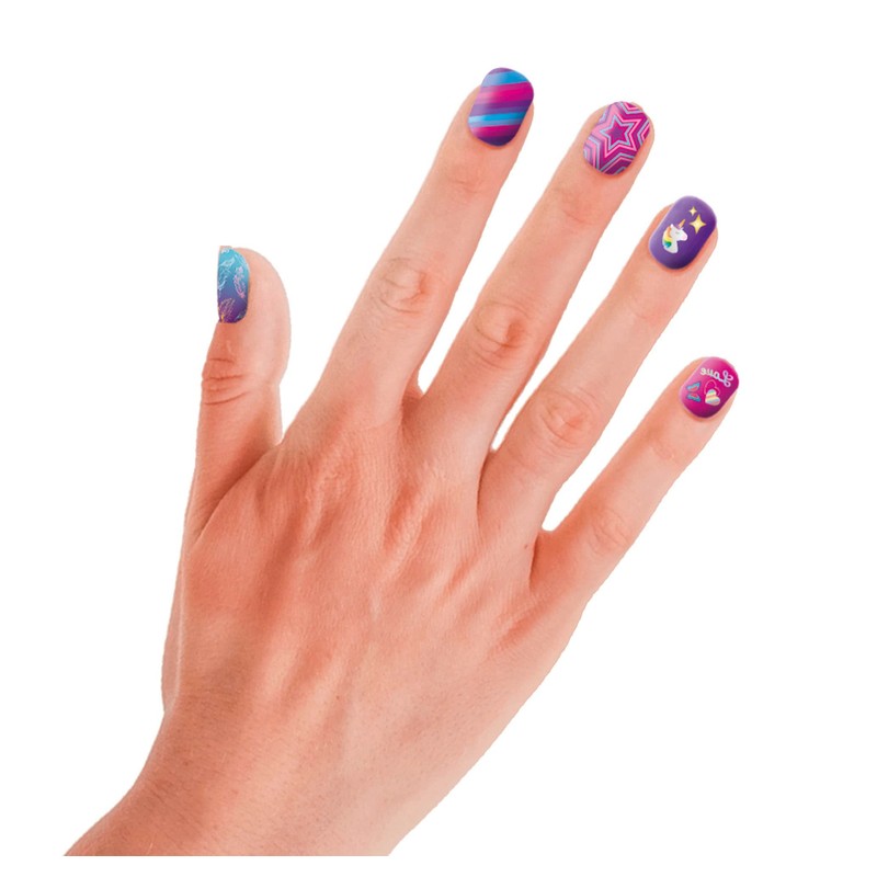 Clementoni 18113 Crazy Chic-Fluo Nail for Children from 6 Years