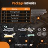maXpeedingrods 17PCS Engine Timing Chain Kit W/Tensioner Guide SOHC V6
