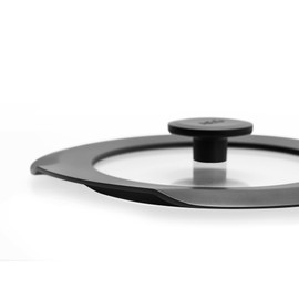 AEG Steam Valve Lid A9HOLID2 / for Pots and Pans with Diameter 20-24 cm / Lid with Steam Opening Black