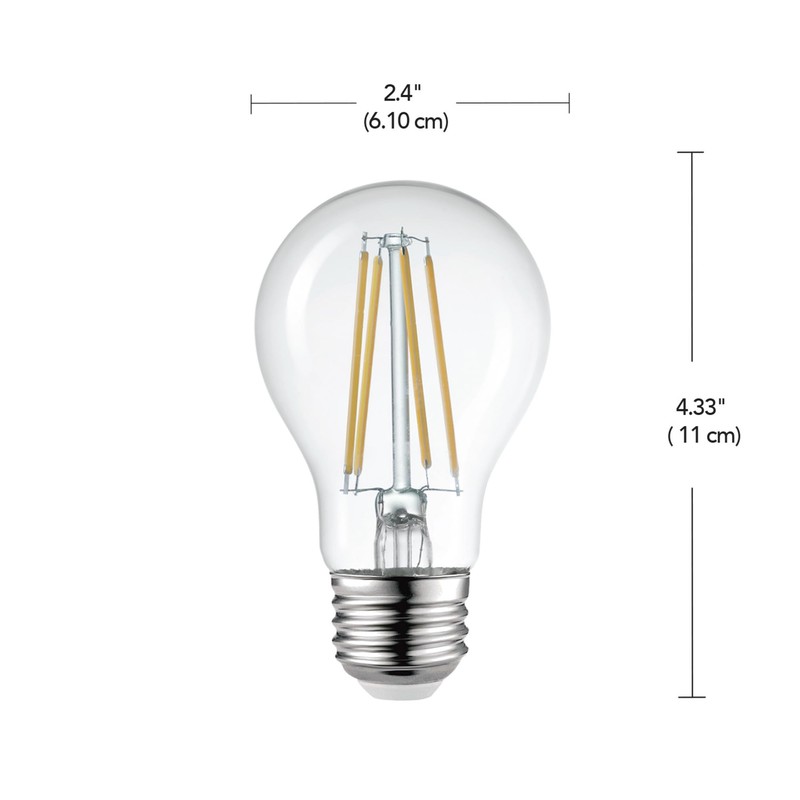 GLOBE Electric 35593 60W Equivalent Warm White (3000K) A19 Dusk
