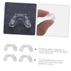 Baluue 4sets Supple Nose Pads for Glasses Nose Guards Comfortable