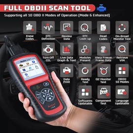 Autel AutoLink AL519 Universal OBD2 Reader Car Diagnostic Scanner Tool Vehicle Engine Fault Code Reader with Enhanced Mode 6, Advanced Version of AL319 / AL329