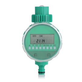 Watering Timer, Automatic Intelligent Irrigation Control, Electric Digital Garden Watering Control with LCD Display for Home Garden Irrigation System
