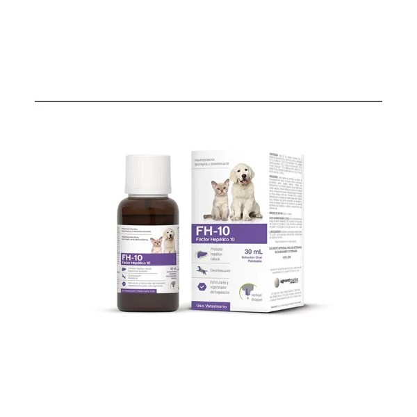 Petmedica Fh 10 Factor Hepatico Perro Y Gato Trihepat 30