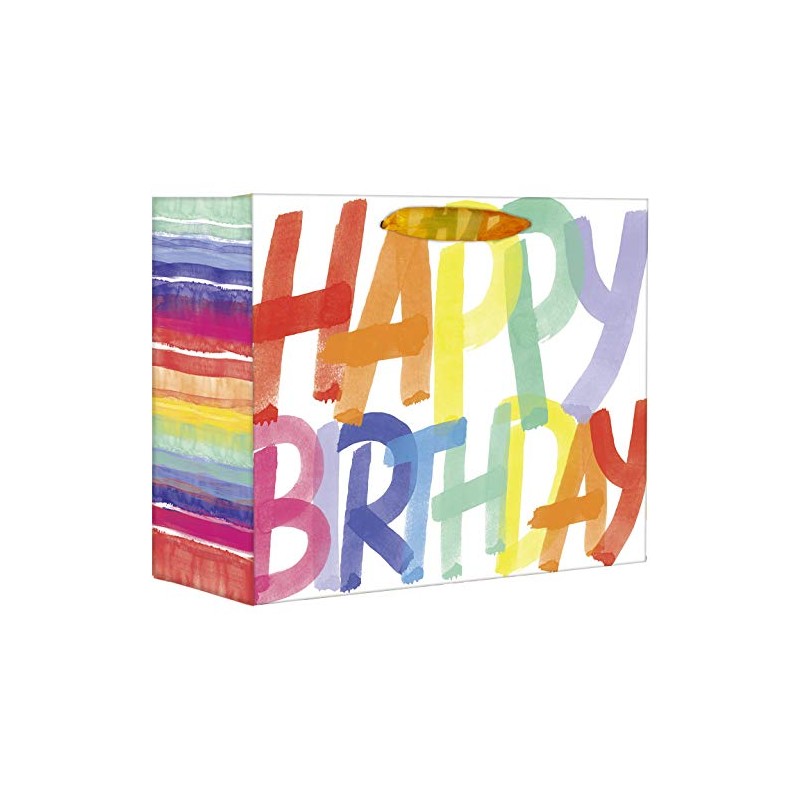 Jillson Roberts Tiny Gift Bags, Rainbow Birthday (120 Pcs)