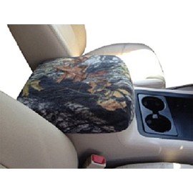 Car Console Covers Plus Made in USA Fleece Center Armrest Console Cover Designed to fit Chevy Silverado Models 2007-2013 with Foam Insert, Your Console Should Match Photo Shown Mossy Oak