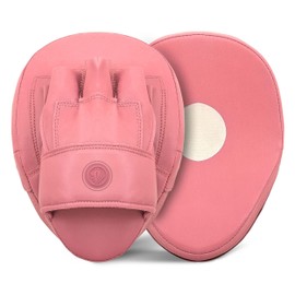 Lions Target Focus Pads - Martial Arts Punching Training Hand Punch Mitts (Classic Pink)