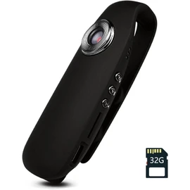 Mini Body Camera with 32GB SD Card,1080P Portable Body Cam Video Recorder with Loop Recording & Motion Detection & Wearable Magnetic Clip,Personal Small BodyCam for Daily Recording,Security Guards