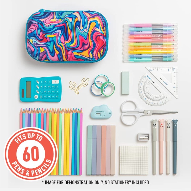 ZIPIT Colorz Pencil Box for Girls, Cute Storage Case for
