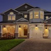 UME 2 Pack LED Outdoor Wall Light Fixtures, Black Front