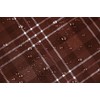 MARUTO(マルト) Thick 2-Tier Check Front Basket Cover, Check Brown 35032