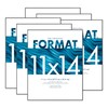 MCS Format Picture Frames, Gallery Wall Frames, Black, 11 x