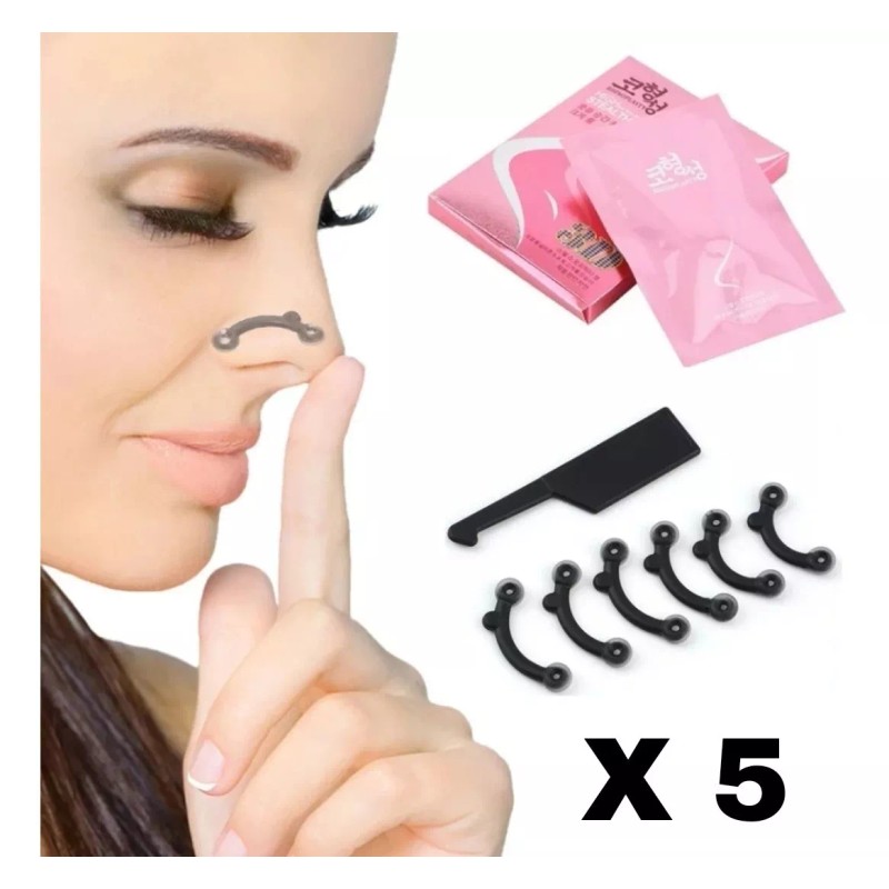 Beser 5 Pz De Respingador De Nariz C/u 3 Pares