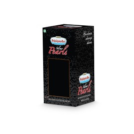 Rajnigandha Silver Pearls | Mint with Silver Coated Elaichi | Saffron Blended Flavored Cardamom Seeds Mouth Freshner | Holiday Gifts Travel Pack Mouth freshener | Pack of 10 (6.25 Grams X 10 Pieces)