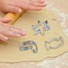 TRIXES 9-Piece Christmas Cookie Cutter Set - Christmas Baking Moulds
