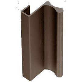 CRL 3" Duranodic Bronze Aluminum Pull with 7/16" Lip for Sliding Glass and Panel Doors CRL