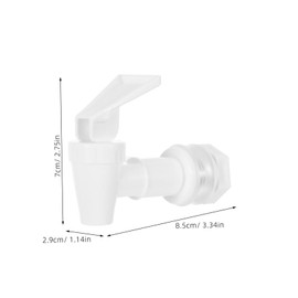 Operitacx 3Stücke Hochtransparente Kunststoffventile für Getränkespender Ersatz für Wasserkrüge und Flaschen Tropffreie Steuerung für Zuhause und Gewerbe