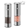 Electric Pepper Grinder and Salt Mill Set - Large Capacity