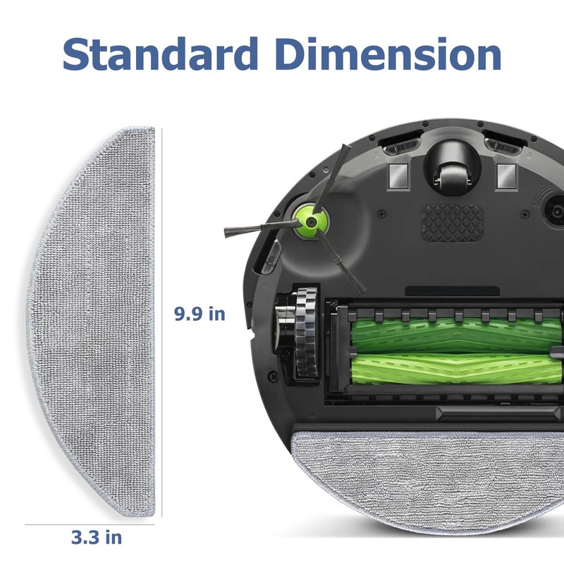 6 Pack Replacement Mop Pads for irobot Roomba Combo i5