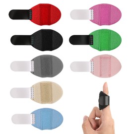 8 Piezas de Férula de Dedo de Una Sola Correa, Férula de un Solo Dedo de Colores Férula de Dedo para Enderezar el Dolor Articular Dedos Hinchados y Tensos