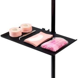 KONOVOLY Metal Lash Tray Holder(10.6” x 6.8"), Adjustable Essential Organizer Stand for Lash Techs, Eyelash Extension Supplies Perfect for Salon or Homes Use (Large)