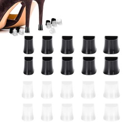 Lotbun 10 Pairs Heel Protectors (5 Sizes) Heel Pads for Wedding High Heels Outdoor Activities Easy Walking