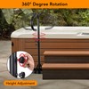 600LBS Capacity Hot Tub Handrail 56" H Safety Handrail Pivots