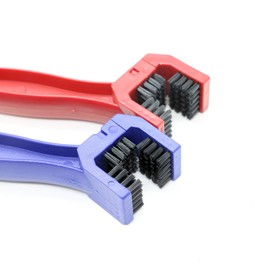 Jtshy Bike or Motorcycle Chain Washer, Cleaning Brush 2 Pcs (Color, Blue and Red)