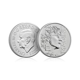 The Koin Club Royal Mint John Lennon UK 2025 Brilliant Uncirculated BU 5 Coin
