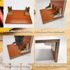 Zrfgbxim 4 Pcs Folding Brackets, Self-Locking Hinges, 90 Degree Foldable