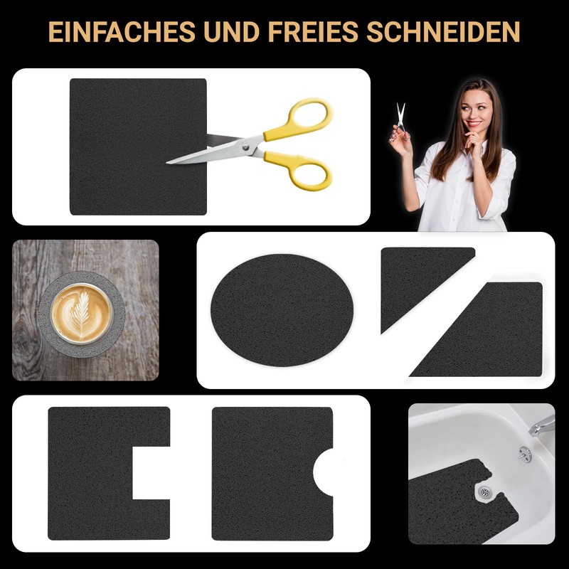 COSYLAND Non-Slip Shower Mat 60 x 60 cm - Shower
