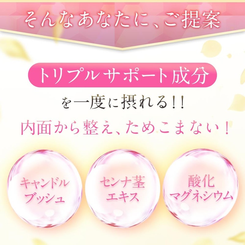 オーガランド (ogaland) センナ茎 & キャンドルブッシュ (90粒 / 約1ヶ月分) サプリ (酸化マグネシウム/還元麦芽糖)