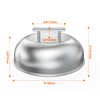 Onlyfire Burger Bell, Set of 2, 304 Stainless Steel Melting