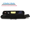 TROUFY High Capacity Hard Pool Cue Case 3x4 ABS Material