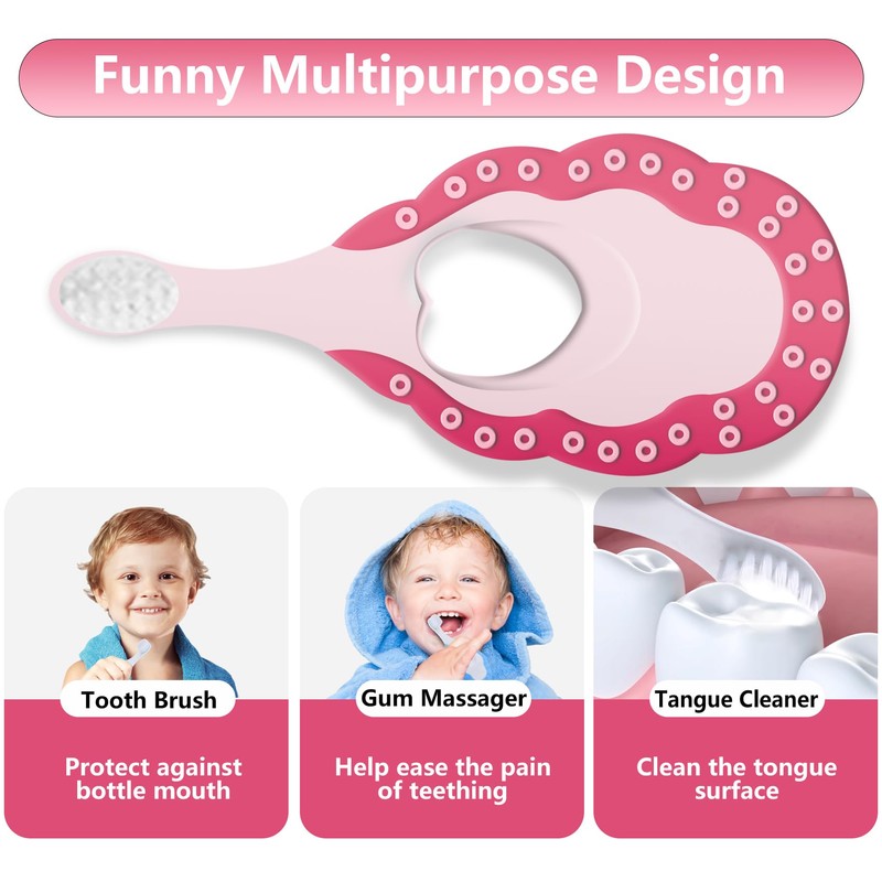 LCKAE Kids Soft Toothbrush Ages 1-6 | BPA-Free | Sealed