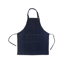 QWORK Lightweight Denim Work Apron With Pockets, 2 Pack Adjustable Jean Tool Apron for Men and Women
