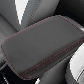 YEE PIN Armrest Cover Compatible with Hyundai Kona SX2 2024 2025, Centre Armrest Cover, Leather Protective Armrest Protection, Centre Console Accessories