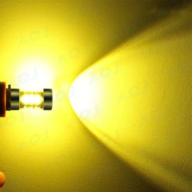 AQJ For 2007-2013 Suzuki SX4 2x H11 LED Fog/Driving Light 3000K Yellow Bright Bulb