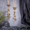 FREEBLOSS 4 Set Witch Bells DIY Kit for Door Knob