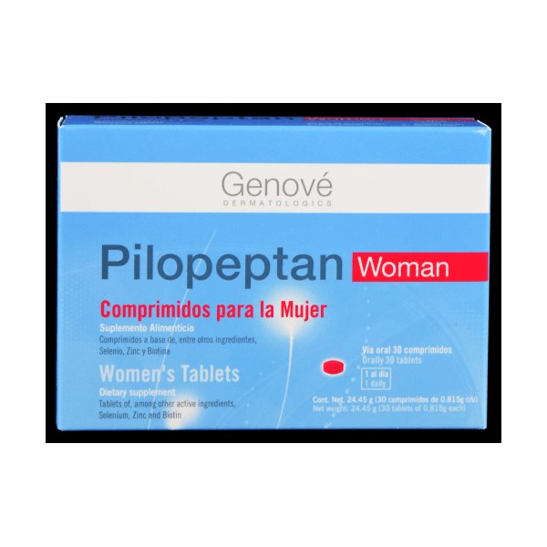 Genové Pilopeptan Woman Suplemento Alimenticio Con 30 Comprimidos