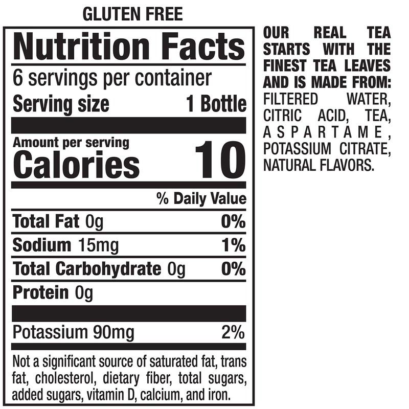 Snapple Zero Sugar Trop-a-Rocka Tea, 16 fl oz recycled plastic