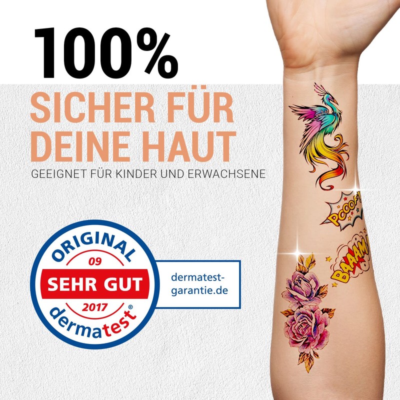 SKULLPAPER Temporary Tattoo Transfer Film for the Skin – Very