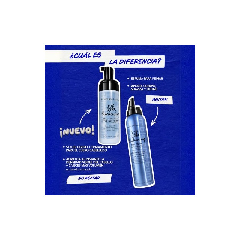 Bumble and Bumble Thickening High Drama Espuma Voluminizadora