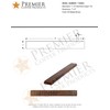 Premier Copper Products T18DBH 1-Inch x 8-Inch Hammered Copper Tile