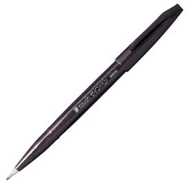 Pentel XSES15C-A Brush Touch Sign Pen, Black