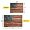PDZRMY Rustic American Flag Board Jigsaw Puzzle for Adults 1000
